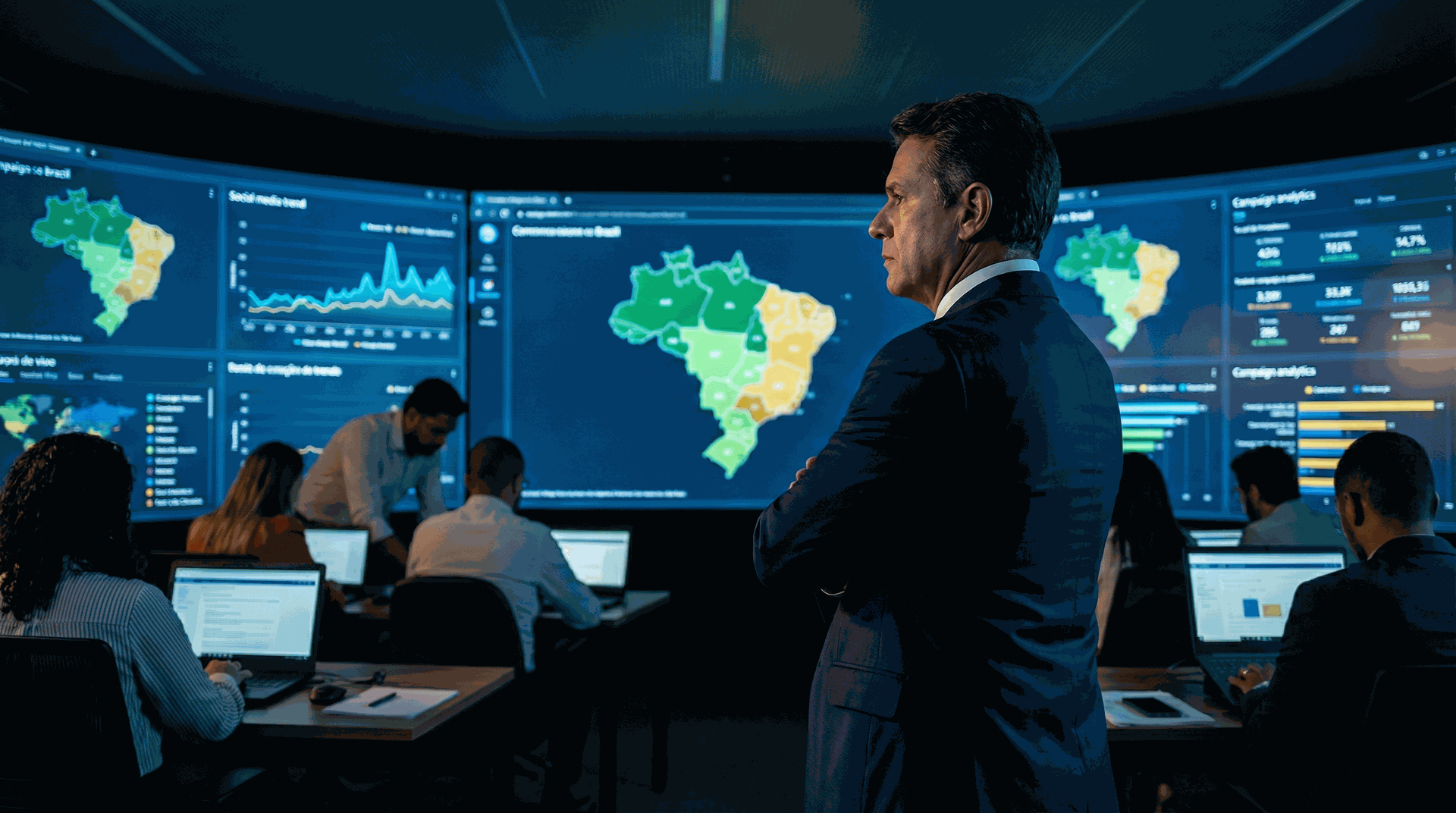 O Comando Central: Quais serviços oferecem gestão de tráfego pago especializada em marketing político? - apoio visual 1