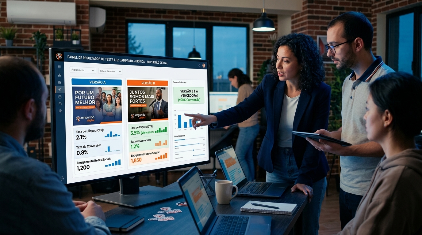 8. Monitoramento e Análise de Dados para Ajustar a Estratégia - campanha digital vereador orçamento limitado