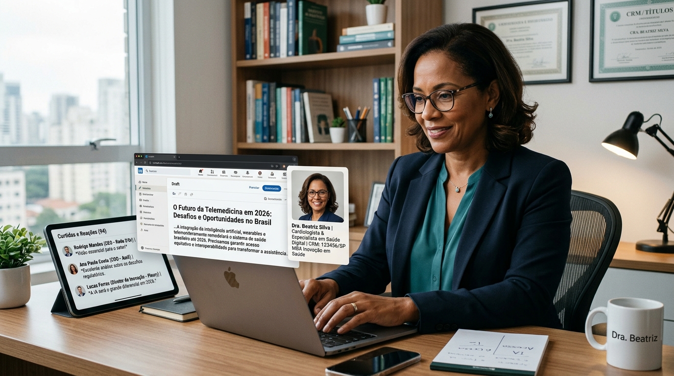 6. Redes Sociais: Construindo Autoridade e Conexão - marketing médico Campinas
