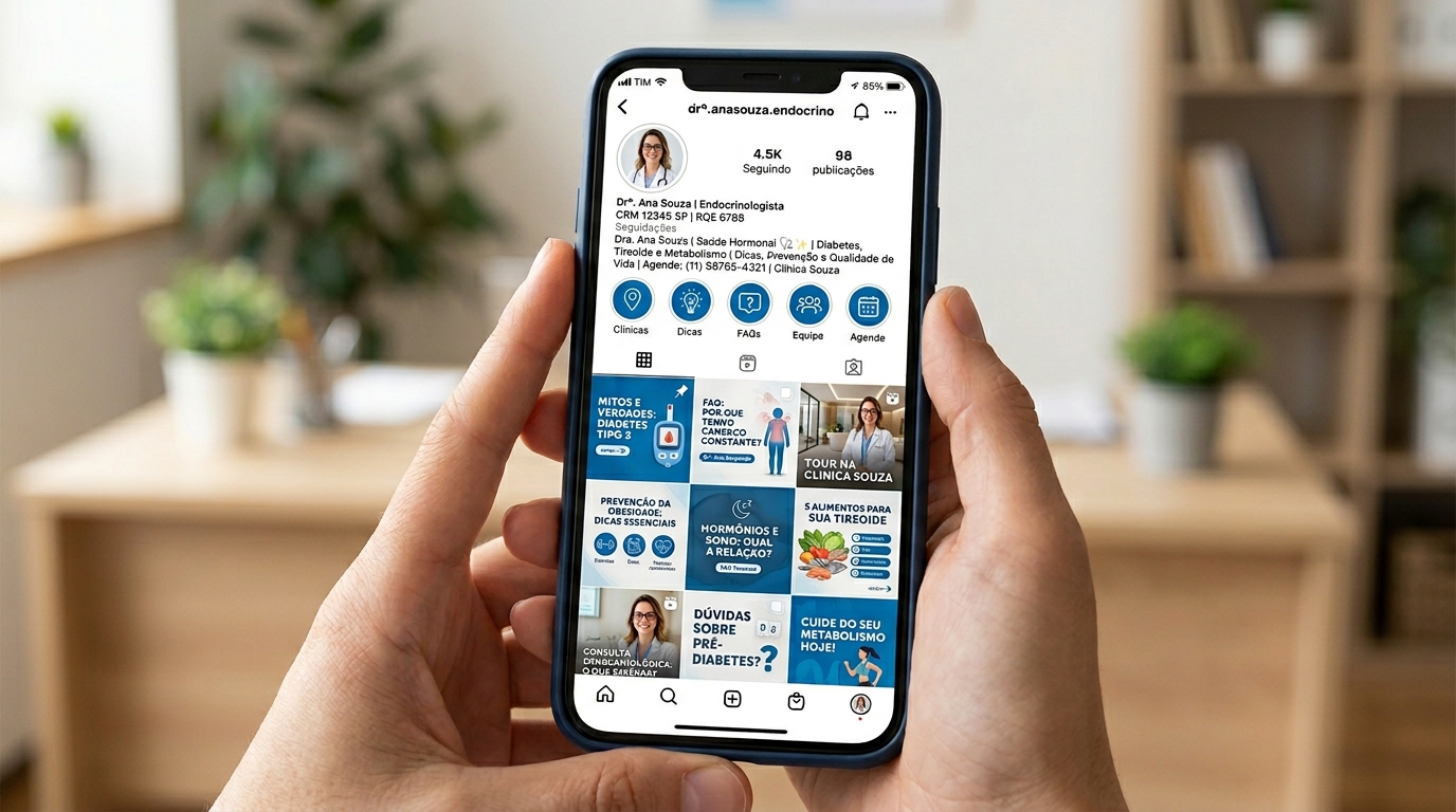 6. Redes Sociais para Clínicas: Engajamento e Autoridade Profissional - Agência Marketing Médico Petrópolis