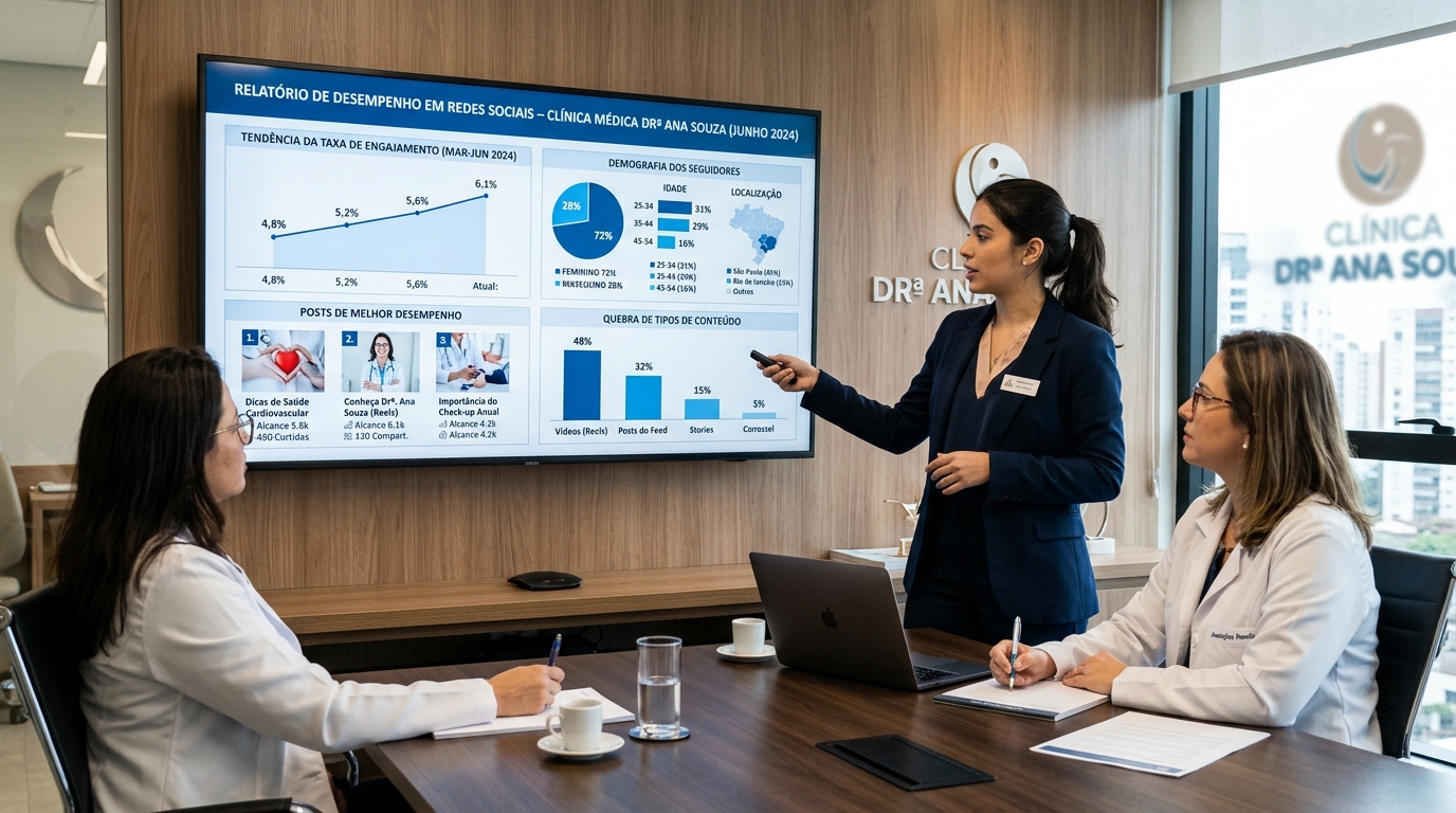 8. Identidade Visual Profissional que Transmite Confiança - marketing medico ginecologia