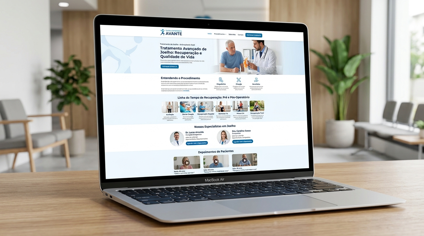 4. Site e Landing Page (Páginas que Convertem Pacientes de Cirurgia Torácica) - marketing medico cirurgia toracica