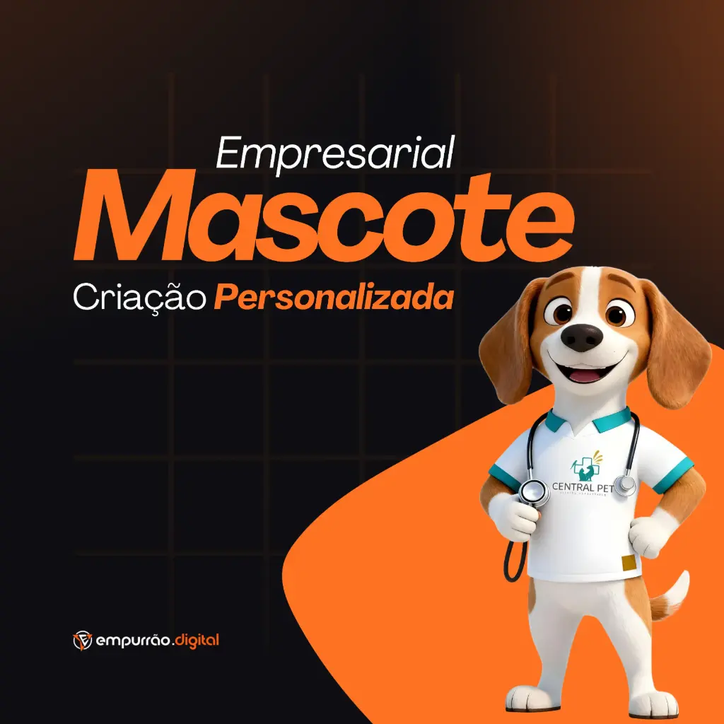 [5562685658258] Mascote Empresarial Personalizado 3D