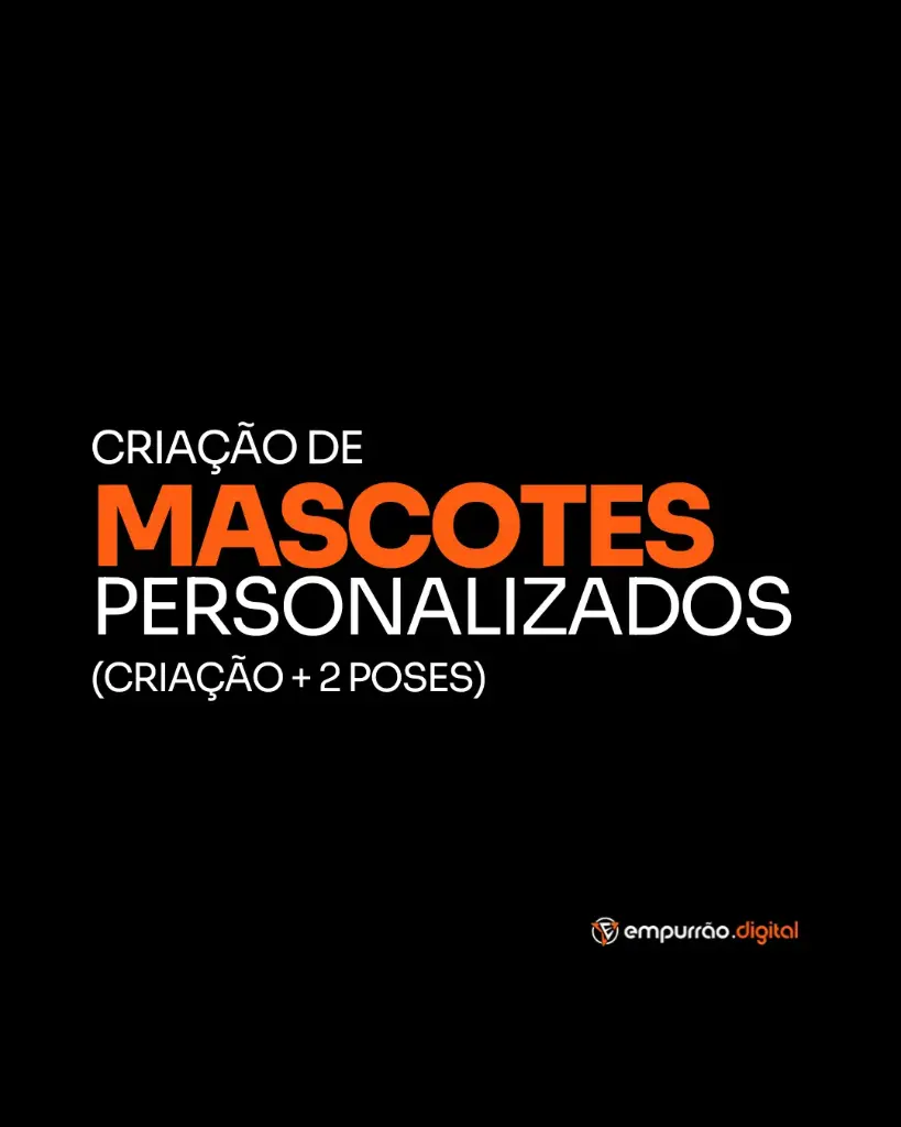 Mascote Personalizado + 2 Poses 