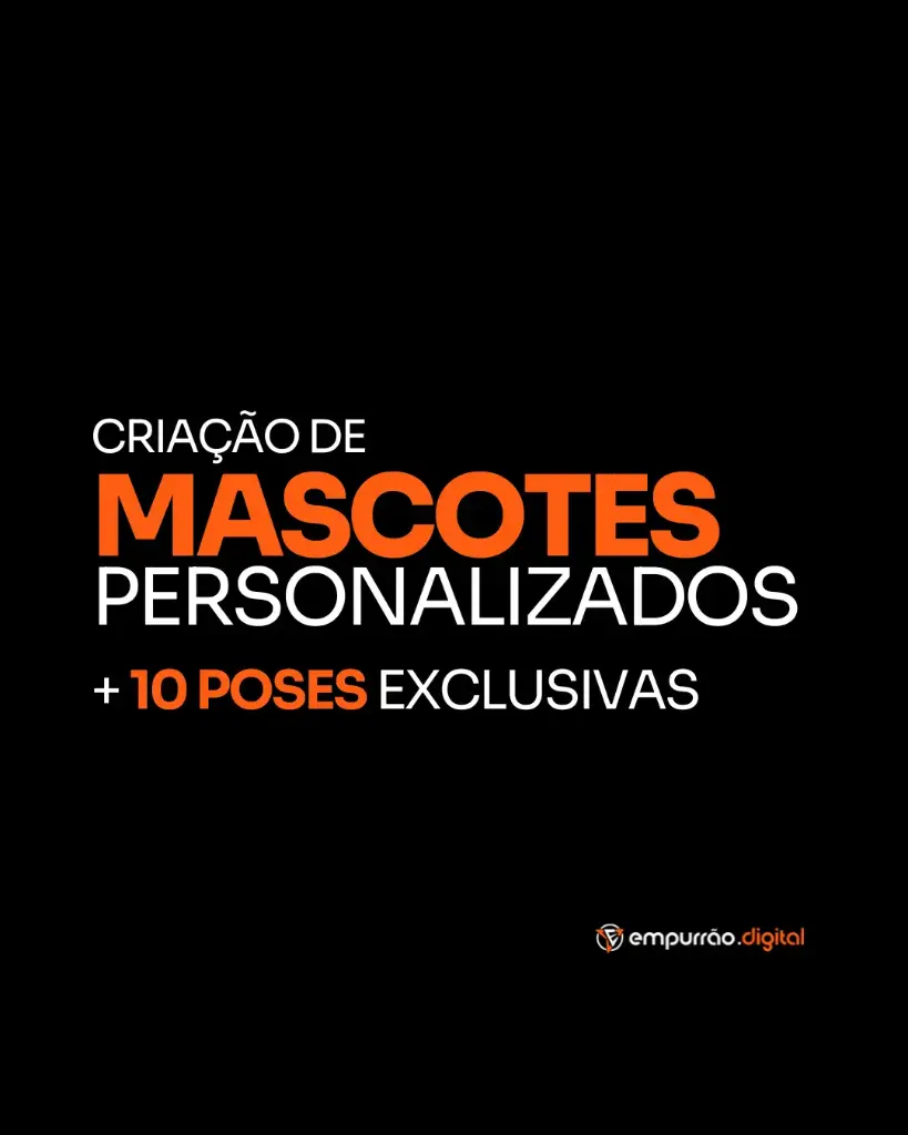 Criação de Mascotes Personalizados + 10 Poses Exclusivas