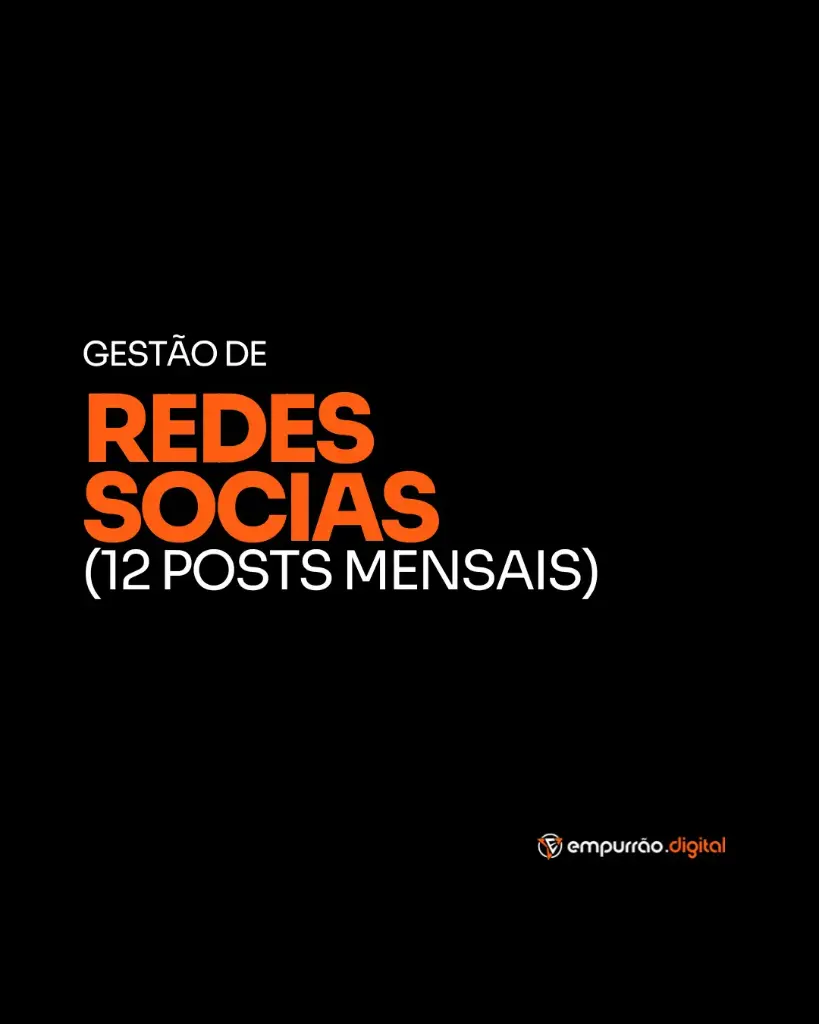 Gestão de Redes Sociais – 12 Posts Mensais