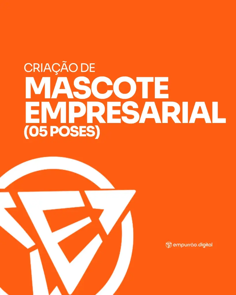 Criação de Mascote Empresarial com 5 Poses